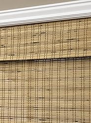Arlo Blinds Cordless Tuscan Bamboo Roman Shades