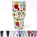 Jormungand 30 oz Tumbler Stainless Steel Vacuum Insulated Travel Mug with Leak Proof Lid Double Wall Coffee Cup Water Bottle for Cold Beverages 30oz tumbler Sugar Skull