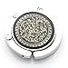 Round Table Vintage Flowers Foldable Purse Bag Hanger Handbag Hook Holder