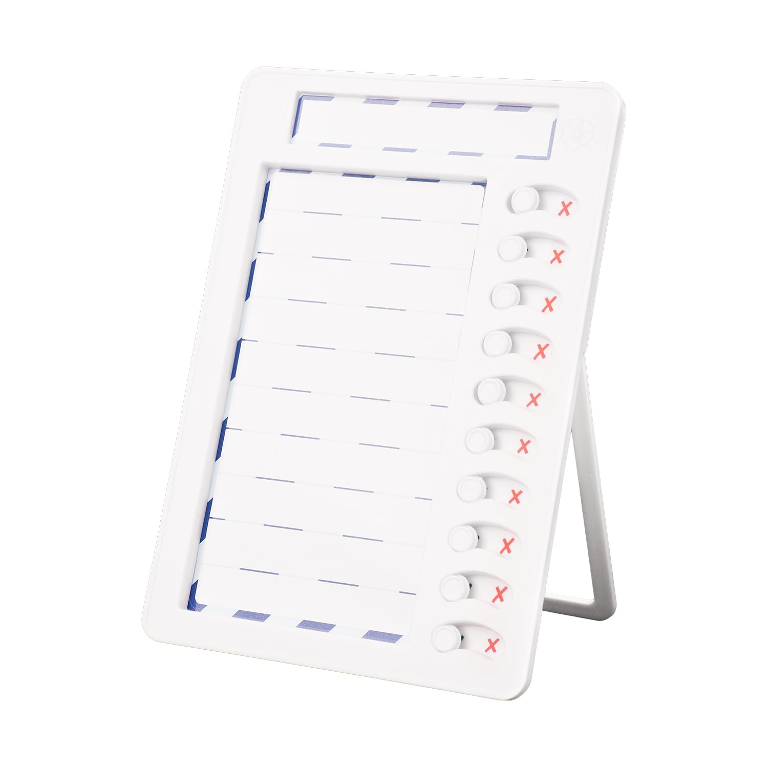 Erasable Chore Chart, Magnetic List Board Sliding Routine Chart Chores Checklist Task Board with Stand Hanging Hole to-do Daily Schedule Planning Boards for Kids Home Office