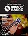 Rock-iT Barre Guitar & Ukulele Chording Device, Basic BEGINNER Package, W/ BROWN STICKERS - USE ON DARK & ALL INSTRUMENT NECKS (Black Device)