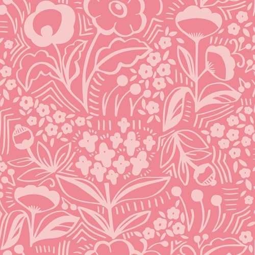 NuWallpaper x Megan Carter Jeani Pink Peel and Stick Wallpaper, MCS6404