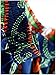 Afibi Women African Printed Casual Maxi Skirt Flared Skirt Multisize A Line Skirt (X-Large, Pattern 1)