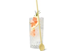 carrotez Silicone Stirrer Stick, Long Coffee Spoon, Reusable Swizzle Stick, Multipurpose Beverage Stirrer, 9.9" 1 pc - Yellow