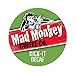 Mad Monkey Single Serve Coffee Capsules, Kick It Decaf, 100% Arabica Medium Roast, Compatible with Keurig K-Cup Brewers, 48 Count