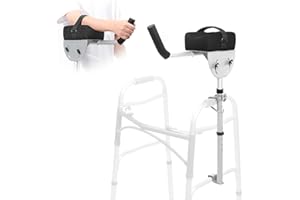 Eizome Walker Platform Attachment with Adjustable Padded Cuff - Walker Platform Accessory to Preventing The Bracket from Slid