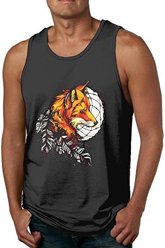 JONG CHA Fox Men's Tank Tops Vests Shirt Underwaist Sleeveless Sweater XXL