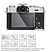 2 Pack PROfezzion LCD Screen Protector for Fuji Fujifilm X-T30 XT30 X-T20 XT20 X-T10 XT10 X-T100 XT100 X-E3,Anti-Scratch HD Clear Bubble-Free Tempered Glass Screen Shield,Including Hot Shoe Cover