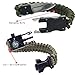 Survival Bracelets,Multinational Outdoor Emergency Paracord Bracelet,Flint Fire Starter, Compass Emergency Whistle & Knife, Scraper, Rescue Rope,The Ultimate Tactical Survival Gear