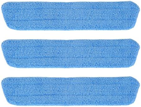 Household Swivel Mop Microfiber Damp Scrub Wet Pad (3 Pack)