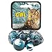 Mega Marbles 3 Pack - Jungle, Blue Jay, & Owl Game Nets - Includes 1 Shooter Marble & 24 Player Marbles Per Net