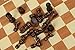 15 Inch Wooden Chess Set Board Game Family with Folding Board Interior for Storage and Fine Wood Classic Handmade Standard Chess pieces Hand Carved Gift Kids Toy by GZNIGHT