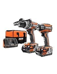 Ridgid Herramienta Company gidds2 - 3554586 Taladro Hammer de 18 V Ridgid y kit de impacto 3SP - 3554586,