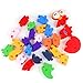Monilon Wooden Blocks, 52 Pcs Kids Toys Alphabets & Numbers Winding Snail & Elephant Jigsaw Puzzle - Preschool Learning Educational Toy Set Gifts Toy for Kids 3 4 5 6 + Years Old Toddlers Boys Girls