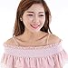 Closecret Women’s Double Rows of Rhinestone Straps for Bras(Silver, 1 Pair)