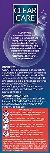 Clear Care Cleaning & Disinfection Solution with Lens Case, 3-Ounces