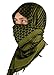 Mato & Hash Military Shemagh Tactical 100% Cotton Scarf Head Wrap - Olive Drab CA2100-2