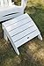 POLYWOOD OT73WH Classic Adirondack Ottoman, White