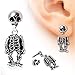 Gentle Skeleton Dangle WildKlass Earring 316L Surgical Steel