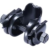 Teyssor Bike Seat Clamp Bicycle Seat Adapter Fit for Standard Rail Saddles