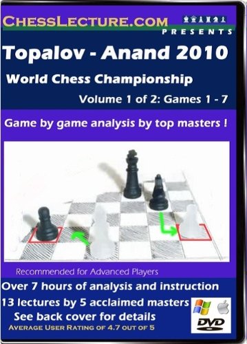 Topalov - Anand 2010 World Chess Championship - 2 DVD's - Chess Lecture - Volume 32