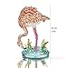 YU FENG Pink Flamingo Figurine Trinket Boxes Hinged Collectible Crystals Jeweled Enameled Animal Jewelry Ring Holder Box