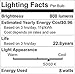 LVWIT A19 LED Light Bulb 8.5W(60W Equivalent) 5000K Daylight, White Energy Saving Light Bulbs for Office/Home, E26 Screw Base Non-dimmable, UL-Listed Pack of 6