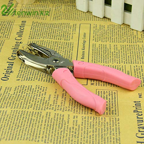 Tenwin DIY Handheld Paper Printing Card Cutter Hole Punch Kids Handmade Craft Office Home School Binding Supplies