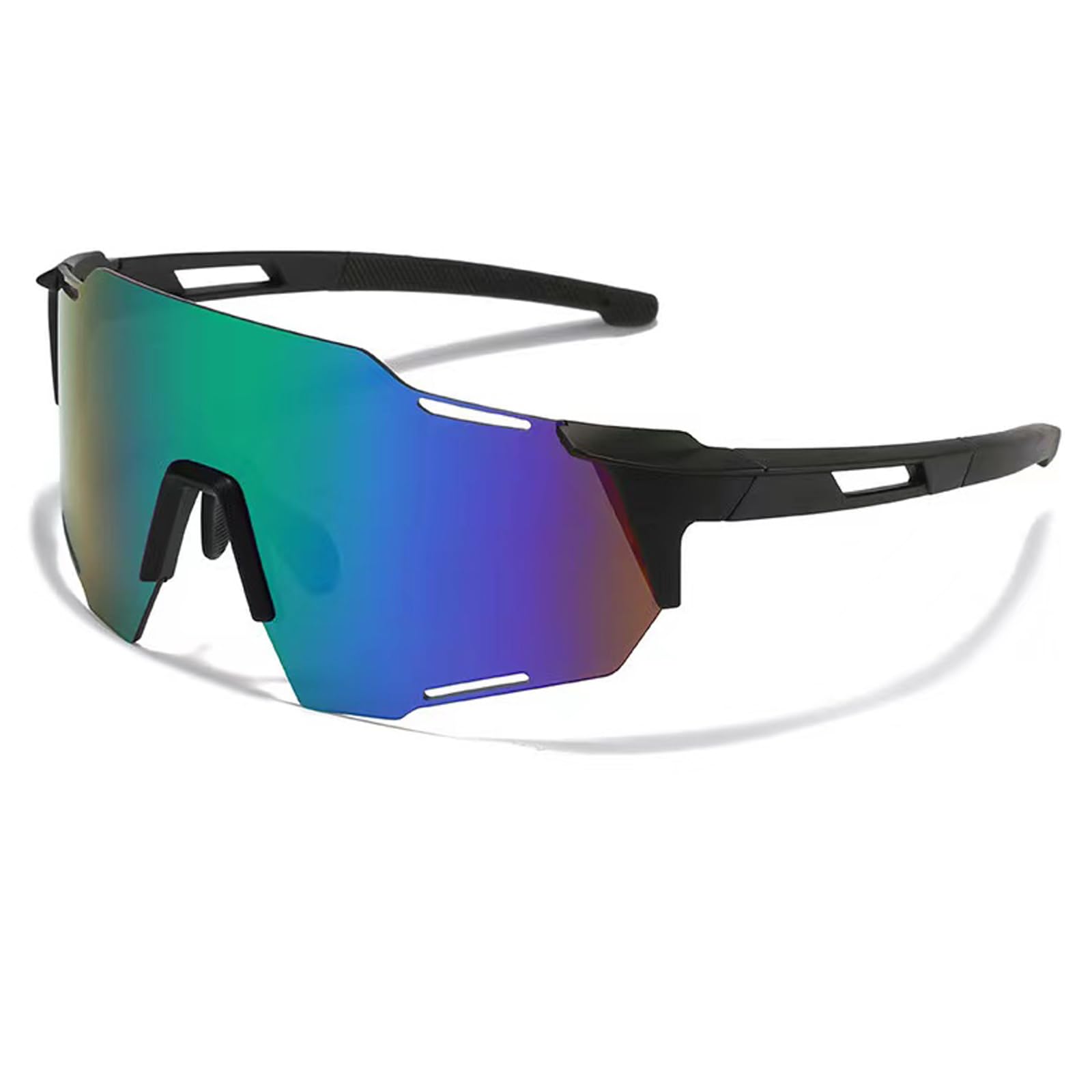 YQBFTC Cycling Glasses,Running Sunglasses,Sports Polarized Sunglasses for Mens and Womens,Running glasses UV 400 Sports Glasses Ski Goggles for Outdoor Bicycle Motorbike Driving Fishing Hiking Skiing