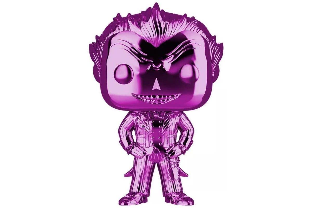 Funko BATMAN:ARKHAM ASYLUM - JOKER PURPLE CHROME MCM EXC POP! VINYL FIGURE #53