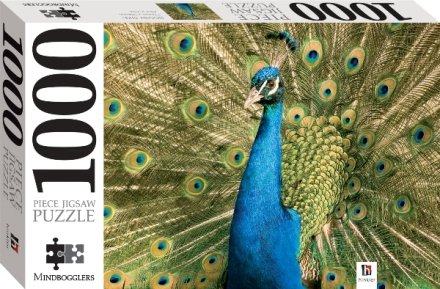 1000 Piece Jigsaw Puzzle - Mindbogglers - Peacock