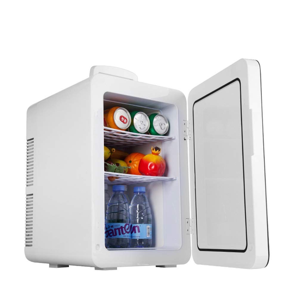 XUROM Car Refrigerator Cooler/Warmer Mini Fridge 24-Liter Compact/Wine Cooler for Cars, Road Trips, Homes, Offices & Dorms for Camping Travel Picnics (Color, Size : 37.732.546.3cm)