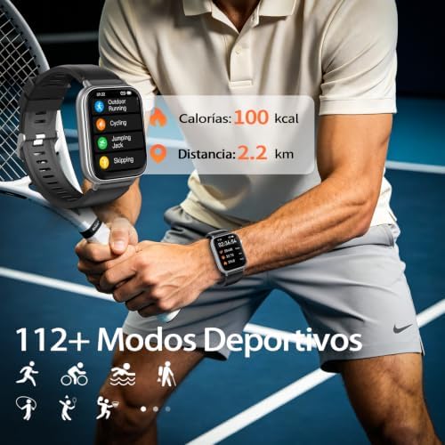 Reloj Inteligente Hombre Mujer con Llamadas Bluetooth