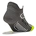 Feetures! - Elite Light Cushion - No Show Tab - Graphite/Black - Size Small - Athletic Running Socks