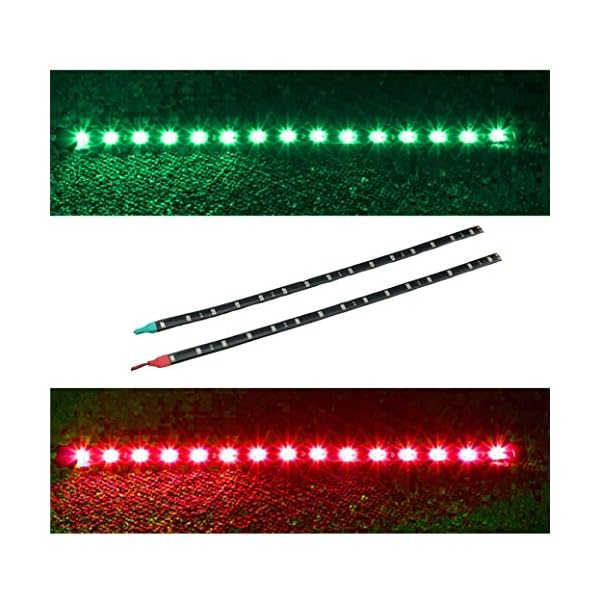 BSGSH-2x-Boat-Navigation-LED-Lighting-RED-and-GREEN-Waterproof-Marine-LED-Strips