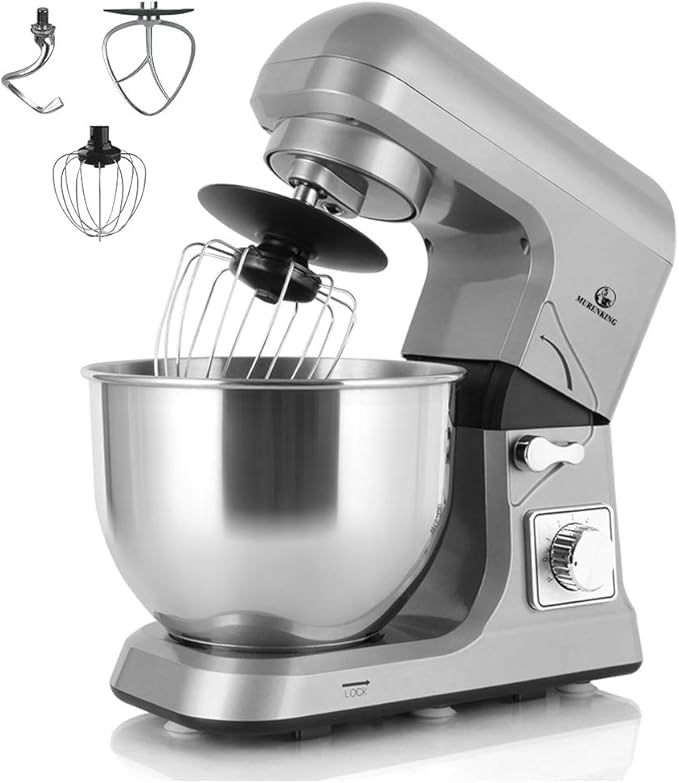 MURENKING MK36C Food Stand Mixer 1000W 5L Mixing Bowl 6 Speeds Control