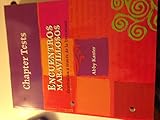 Paperback Encuentros Maravillosos Chapter Tests (Gramatica a traves de la literatura) Book