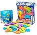 boo fo Baby Bath Toys - 36 Foam Letters and Numbers + Bathtub Toys Organizer and Inflatable Waterproof Book for Toddlers