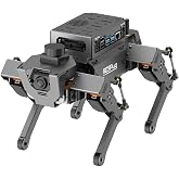 HIWONDER ROSPug Quadruped Bionic Robot Dog with AI Vision Powered by Jetson Nano ROS Open Source Python Programming SLAM Mapping and Navigation for Adults
