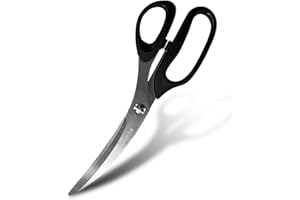 OBNOCHE Made in Korea, Korean Barbecue Scissors, Meat, Chicken, Vegetables, High Strength Stainless Steel Grip-Excellent Barb