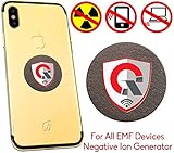 360 Round EMF Protection Tesla Technology: EMF Absorption From CELL PHONE, WiFi, Laptop-All EMF Devices|Negative Ion Generator| International AWARDS|Anti Radiation Shield, EMR Blocker Device 1.18 INCH