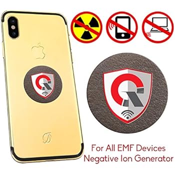 360 Round EMF Protection Tesla Technology: EMF Absorption From CELL PHONE, WiFi, Laptop-All EMF Devices|Negative Ion Generator| International AWARDS|Anti Radiation Shield, EMR Blocker Device 1.18 INCH