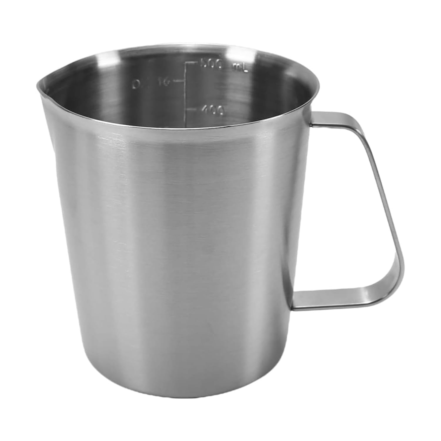 Othmro 500ml Measuring Cup 304 Stainless Steel, Graduated Beaker Measuring Jug Liquid Container for Baking Cooking Kitchen Lab Measure Tool 1pc