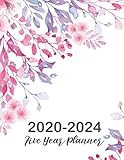 2020-2024 Five Year Planner: Lovely Floral Cover, 60 Months Calendar, 5 Year Appointment Calendar, B by David Blank Publishing