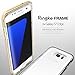 Ringke Frame Compatible with Galaxy S7 Edge Case Reinforced Dual-Layered Guard Bumper SF Black Resilient Incomparably Natural Contour Patented & Exclusive Interlocking Clasp Mechanism Cover