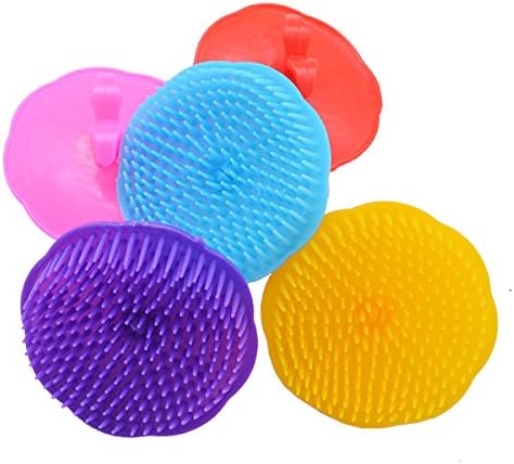 Shampoo Scalp Massage Brush,Bath Brushes,Hair Brushes for Women (pack of 6)