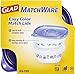 Glad Food Storage Containers - Glad MatchWare Square Containers - Two 25 Ounce - Two 42 Ounce