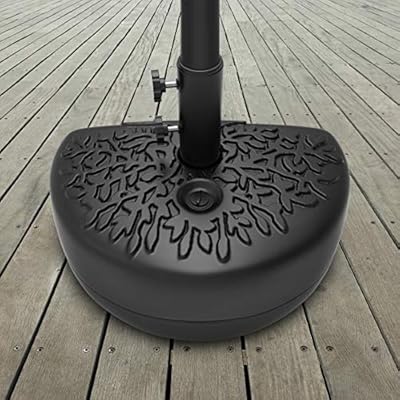 half moon parasol base