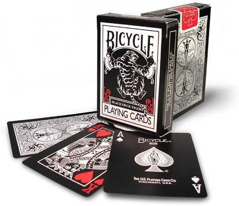 Juego de cartas BLACK TIGERS DECK RED - BICYCLE: Amazon.es: Juguetes y juegos