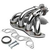 For Honda Civic Performance Stainless Steel Exhaust Header Kit EX EM ES EP